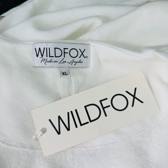 Wildfox Cardigan Womens Extra Large Bride Butterfly Floral Long Sweater White XL - Picture 9 of 13